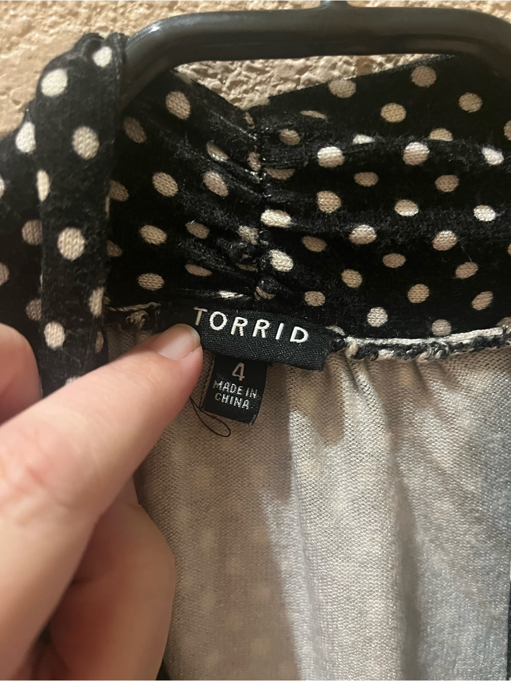 Polka Dot Sweater - Torrid Size 3 - Picture 2 of 2
